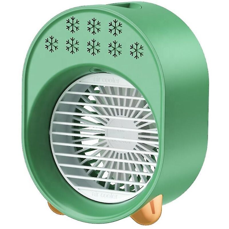Mini-tischventilator Mit 3 Kühlstufen – Grün