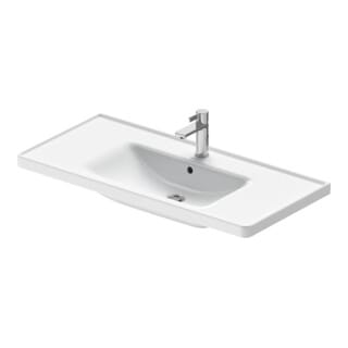 Duravit Möbelwaschtisch D-Neo 100,5x48cm, m HL, we., m ÜL, Hahnloch