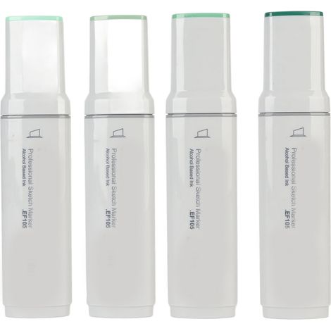 Nachfüllbarer Marker Mit Breiter Spitze, Alkohol-tinte, Ideal Für Graffiti, Beschilderungen Und Außenmalerei – Grüne Serie