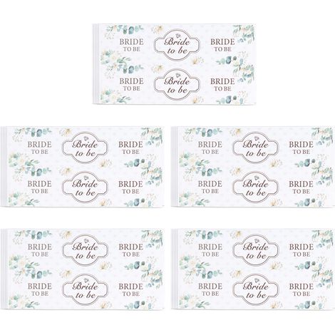 25 Individuell Gestaltbare Wasserflaschenetiketten – Grünes Blumendesign, Wasserfest – Ideal Für Hochzeiten, Verlobungen Und Als Geschenk Für Brautjungfern