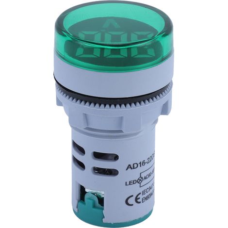Digitaler Spannungsanzeiger Ad16-22fsv, Runde Form, 60–500 V Ac, Grün