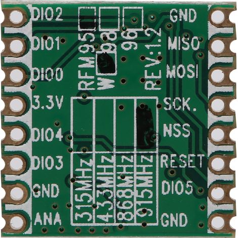 Rfm96w Lora-modul 433 Mhz 20 Dbm Für Drahtlose Transceiver Tm Elektronische Komponenten