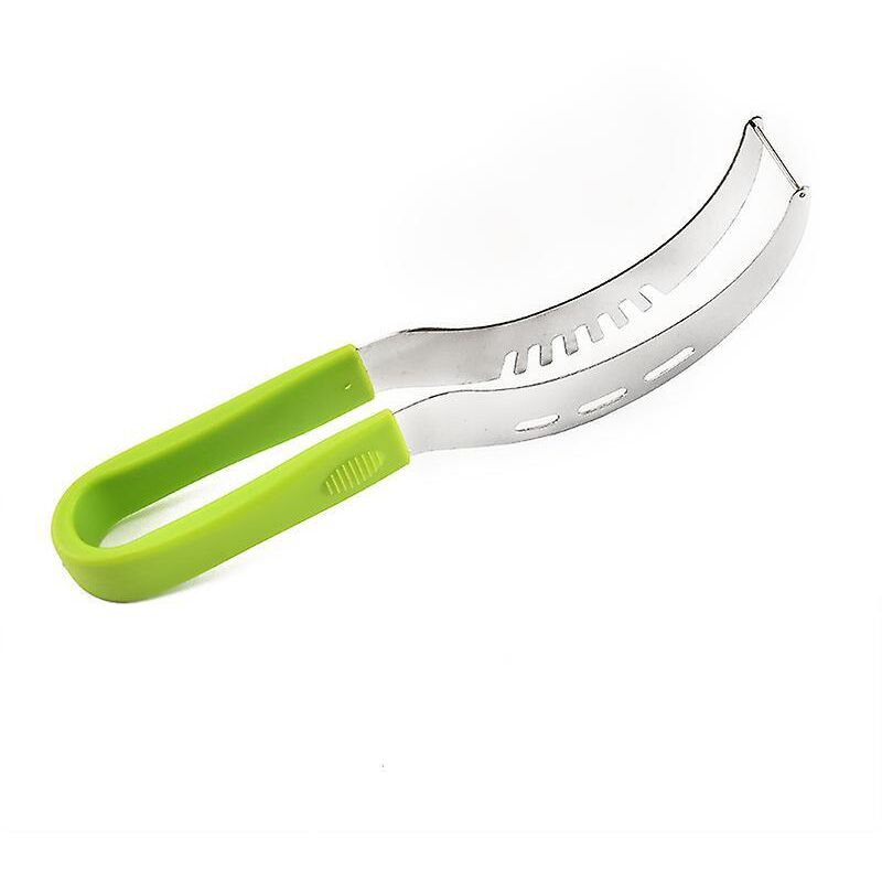 Wassermelonenschneider Aus Edelstahl Mit Integriertem Kunststoffgriff – Obst- Und Melonenschneider