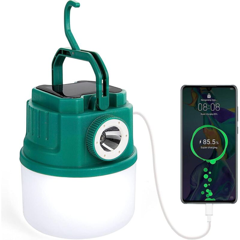 Wiederaufladbare, Tragbare Led-lampe Für Camping Und Notfallsituationen