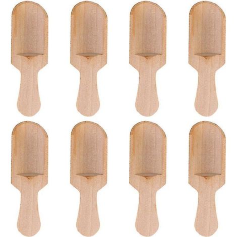 8 Holzschaufeln