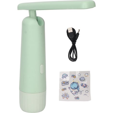 Wiederaufladbare Led-schreibtischlampe, Sanftes Licht, Augenschonend, Verstellbarer Winkel Für Zuhause, Büro Und Reisen