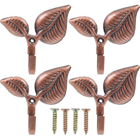 Set Mit 4 Wandhaken Aus Eisen Für Mäntel Und Hüte, Wandhaken Für Schlafzimmer – 7,00 X 6,50 X 2,00 Cm