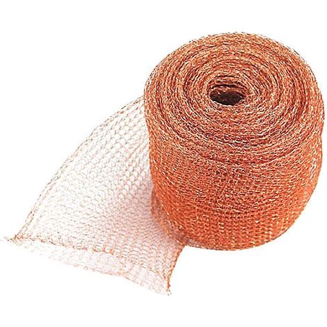 1 M Rolle Gestricktes Kupfernetz Zum Abdichten Von Löchern, Zum Fernhalten Von Mäusen, Ratten Und Nagetieren Sowie Zum Verhindern Des Eindringens Von Fledermäusen (kupfer) – 100 X 10 X 1 Cm
