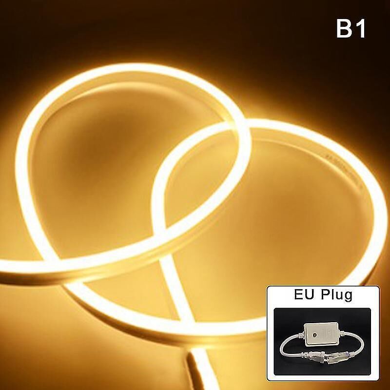 Wasserdichter, Flexibler Rgb-led-streifen, Led-neonstreifen Für Die Innendekoration – B1 – Warmweiß