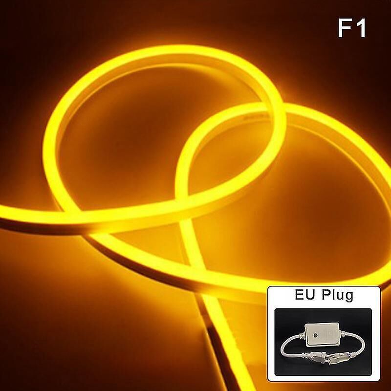Wasserdichter, Flexibler Rgb-led-streifen In Verschiedenen Farben, Led-neonstreifen Für Die Innendekoration – F1 – Gold