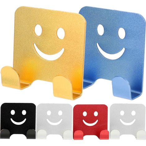 6er-set Robuste Türhaken Für Die Hintertür Zum Aufhängen Von Kleidung Und Handtüchern, Ohne Abdrücke Oder Nägel, Für Den Hausgebrauch (verschiedene Farben) - M