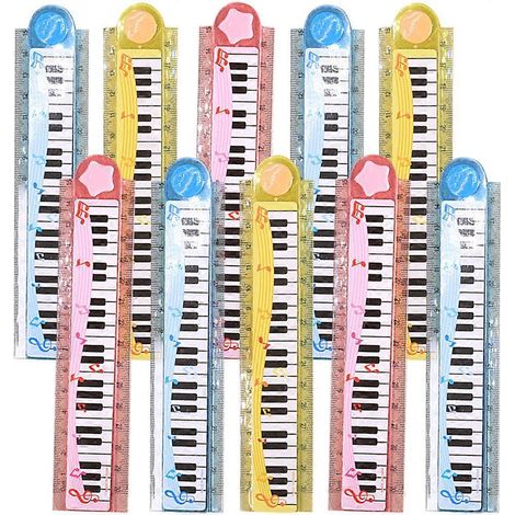 Set Mit 10 Multifunktionalen Linealen Für Kinder Und Schüler, Ideal Für Den Täglichen Gebrauch. – 32 X 2 Cm – Farbe Zufällig