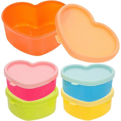 Set Mit 5 Mini-soßenbehältern, Aufbewahrungsbehältern Für Soßen, Ketchupbehältern, Mini-gewürzbehältern – 7,60 X 6,00 X 3,50 Cm