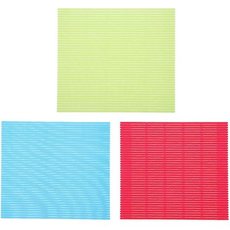 Set Mit 3 Sushi-matten, Sushi-vorbereitungskissen, Kunststoffvorhang, Zubehör Für Selbstgemachtes Sushi – 23,00 X 21,00 X 0,20 Cm