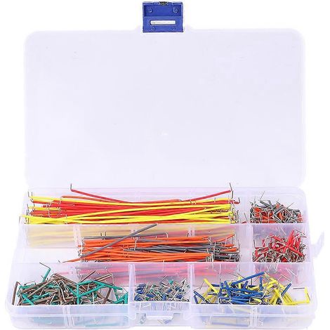 540 Lötfreie Verbindungsdrähte Für Steckplatinen – 17 X 10 X 2 Cm