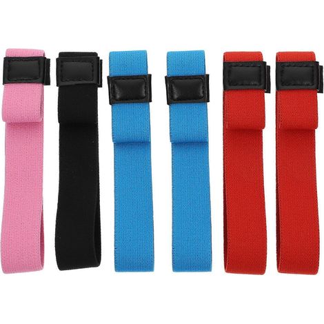Set Mit 6 Farbenfrohen Verschlussbändern Für Bento- Und Lunchboxen (farbe Zufällig) – 12 X 2,2 X 0,3 Cm – Farbe Zufällig