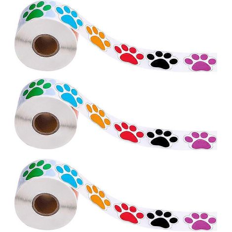 Rollen Selbstklebende Etiketten Mit Tiermotiven – Niedliche Verpackungsaufkleber – 2,5 X 2,5 Cm – Bunt