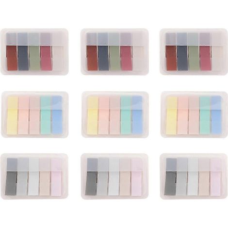 Abnehmbare Sortieraufkleber Für Notizen Und Register, Für Zuhause Oder Büro – 4,5 X 1,2 X 0,1 Cm