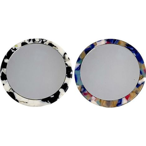 Set Mit 2 Tragbaren Schminkspiegeln