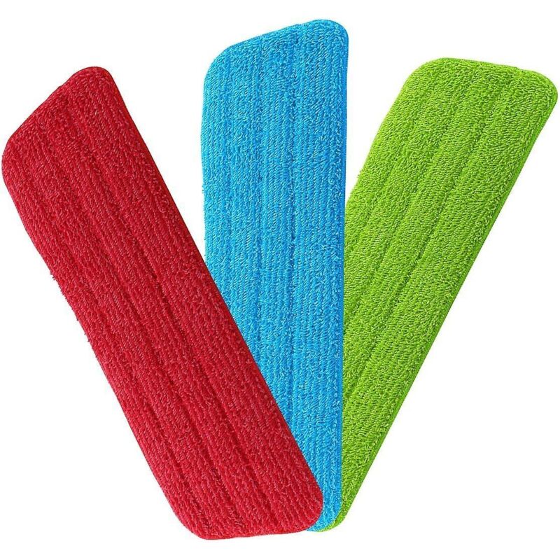 Set Mit 3 Ersatz-mikrofasertüchern Für Mopp/dampfreiniger