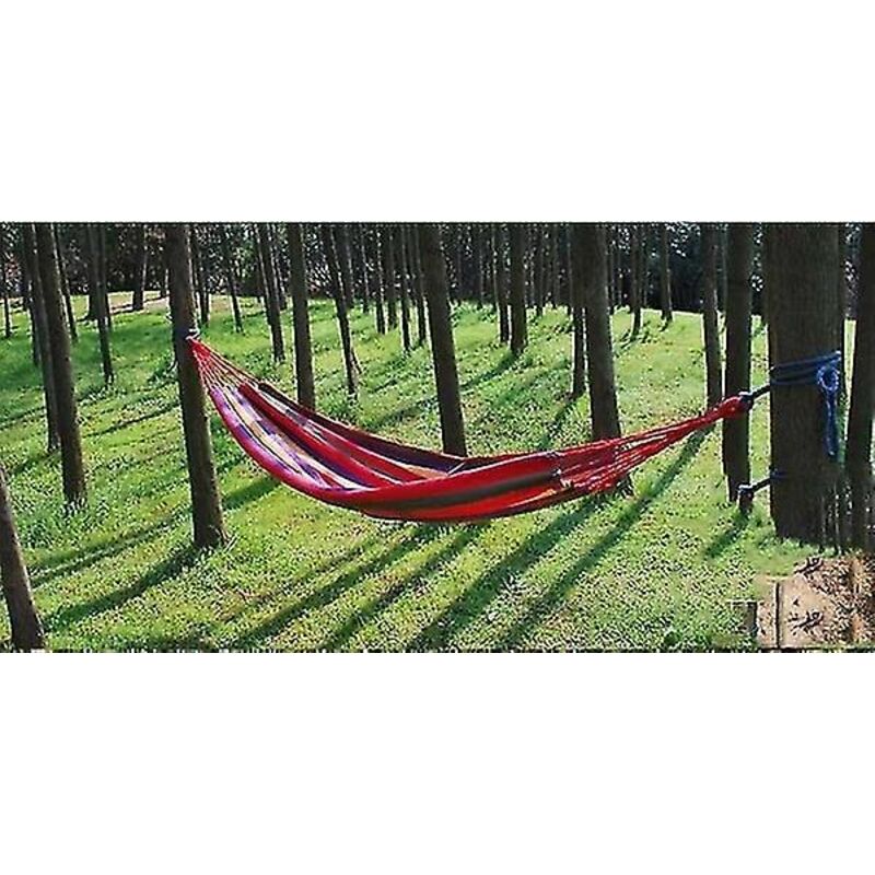 Tragbare Regenbogen-hängematte Für Draußen, 190 X 80 Cm, Reiseschaukel, Hängebett