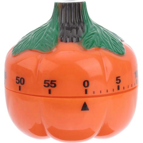 Mechanischer Timer In Kürbisform, Küchentimer, Zeitmanager Für Die Zubereitung Von Kochzeiten, Kocherinnerung, Countdown-timer (orange) – 77 Cm – Orange