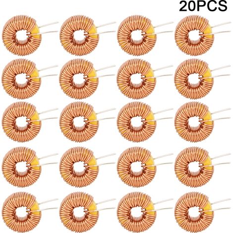 20 Stück Hochwertige 100 Μh-ringkernspulen Für Leiterplatten, 0,6 Mm Kupferdraht