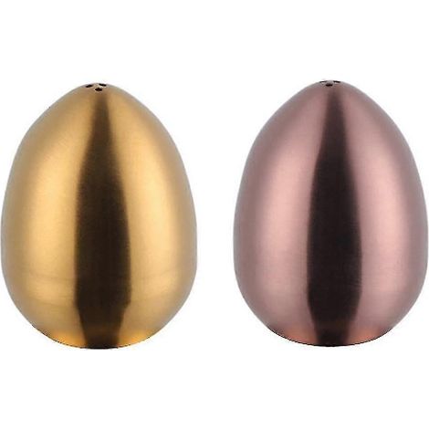 Gewürzdose Aus Edelstahl Für Eier, Salz- Und Pfefferstreuer Mit Drei Löchern – 26-teilig – Gold/roségold