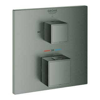 Grohe Fertigmontageset Grohtherm Cube UP-WA-THM, m i 2-W-Umst, hd graph. geb.