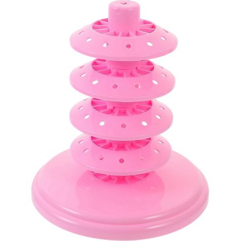 Mehrstufiger Präsentationsständer Für Cake Pops Und Lollipops Mit Mehreren Fächern, 17,00 X 13,50 X 13,50 Cm, Rosa