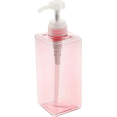 650 Ml Wiederbefüllbare Quadratische Pumpflasche Für Flüssige Handseife, Shampoo, Duschgel Und Gesichtsreiniger - M