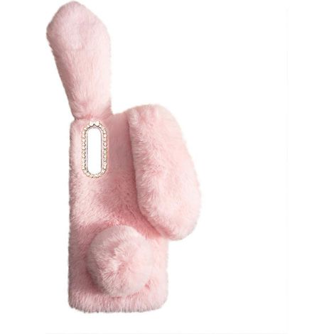 Plüschhülle In Hasenohrenform, Kompatibel Mit Galaxy A50 – Samsung Galaxy A50 – Pink