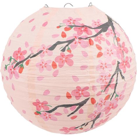 Papierlaterne, Hängelaterne Im Japanischen Stil, Papierlaternen-dekoration – 30 X 30 Cm – Rosa