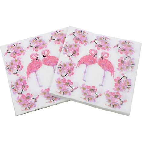 40 Flamingo-servietten