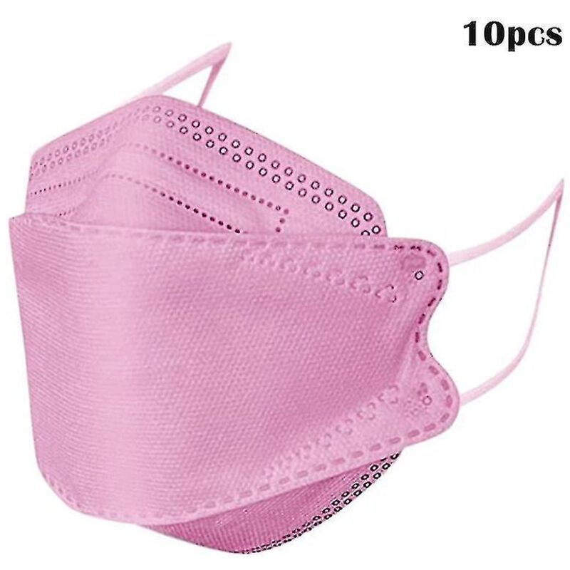 Schutzmasken Für Erwachsene Und Kinder (10/20/50/100 Stück) - Leicht Und Bequem - Rosa (10er-packung)
