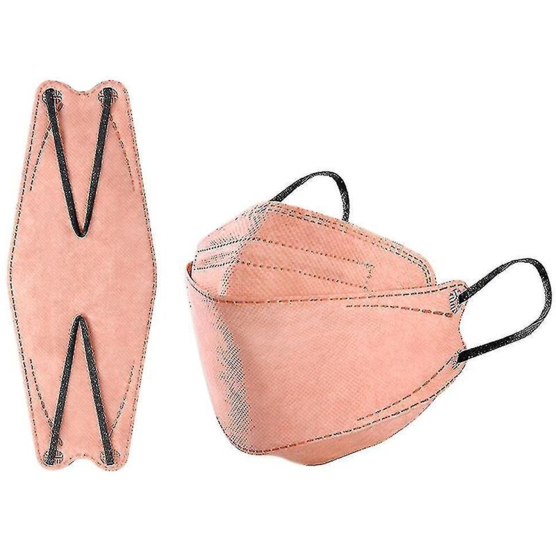 Packung Mit 50 Kn95-masken, Morandi Ffp2-schutzmasken Für Erwachsene, 4-lagige Kf94-schutzmasken, Rosa