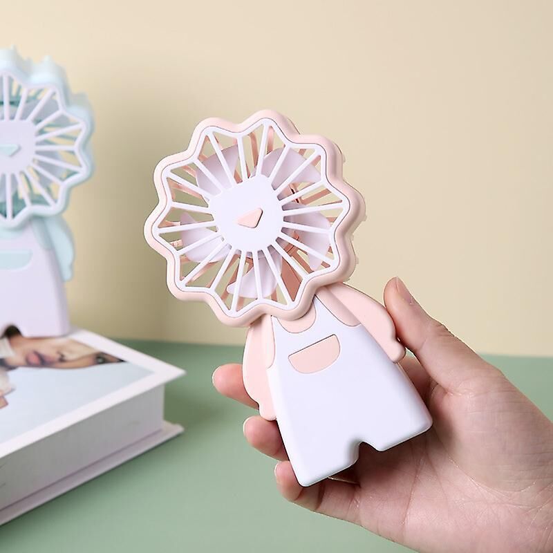 Pinkfarbener Mini-usb-ventilator