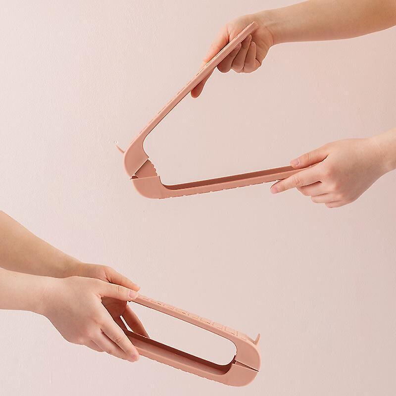 Rosa Schuhregal Für Studentenwohnheime, 2er-set, Mehrstufig Und Schlicht