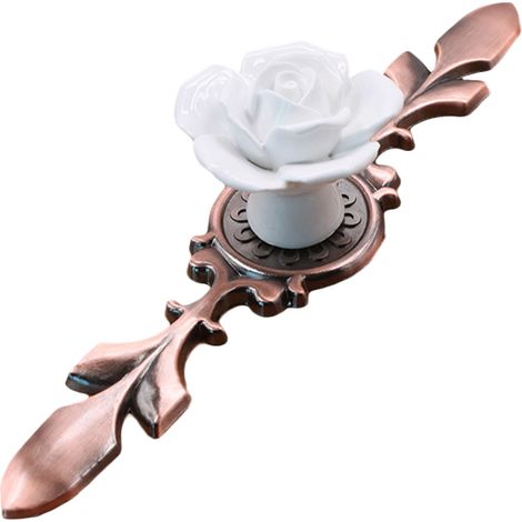 Schubladengriff Aus Keramik Und Legierung, Eleganter Türknauf Für Schränke Und Möbel, Rosa Ausführung 8