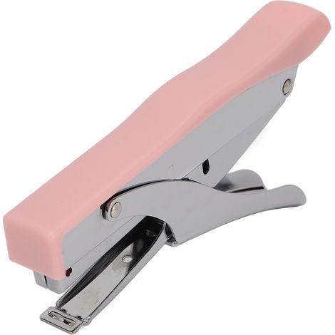 Ergonomischer, Tragbarer Handhefter Für Zuhause, Büro Und Schule – Rosa