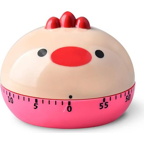 Mechanischer Küchentimer In Tierform, Präziser 60-minuten-timer Für Schüler, Niedliches Küken-design