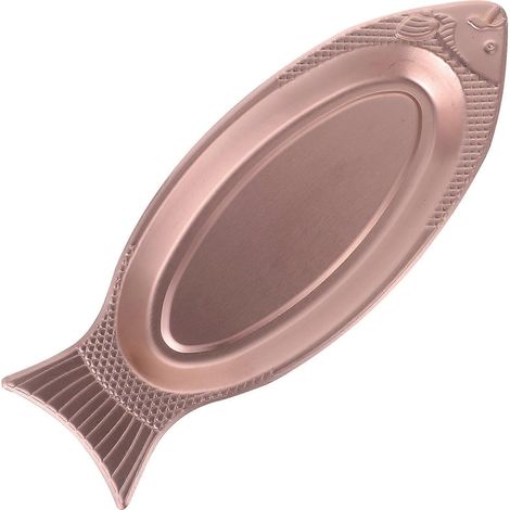 Kreative Fischaufbewahrungsschale, Multifunktionaler Teller, Gedünsteter Fischteller Für Zuhause – 35 X 14 X 1,5 Cm – Roségold