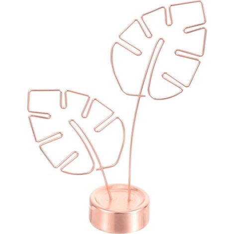Einfacher Notizhalter Mit Fotoclip Und Sockel Für Tisch Oder Schreibtisch. – 14 X 11 X 3,8 Cm – Gold