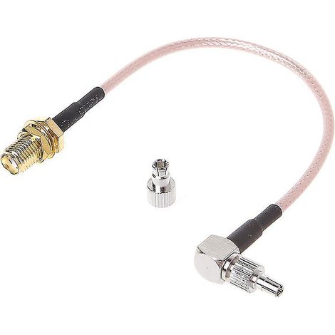 Dual-sma-buchse Auf Crc9/ts9-hf-koaxialadapter, Rg316-kabel, 15 Cm