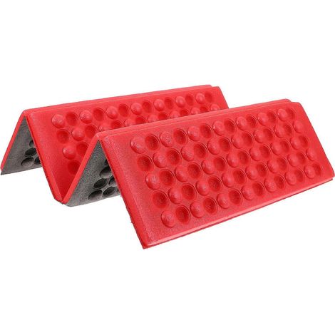 Faltbare Campingmatte, Xpe-kissen, Tragbarer Und Wasserdichter Stuhl, Picknickdecke (rot) – 27,00 X 9,50 X 3,50 Cm – Rot
