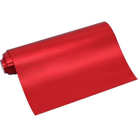 Reflektierende, Seidenmatte Vinyl-klebefolie Für Autos, 6 X 60 Zoll, Mit Luftkanalsystem (rot) – 152,00 X 15,00 X 0,10 Cm