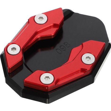 Seitenständer-verlängerungsplatte Für Motorräder (rot) – 5,777,2 Cm – Rot