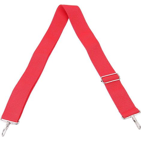 Nylon-gurt Mit Metallhaken Für Bongos, Djembes, Snare Drums Und Percussion-instrumente Wg02 (rot) – 144 Cm – Rot