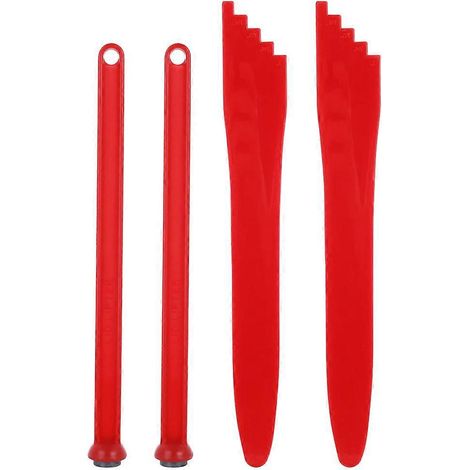4-teiliges Einmachset: Magnetischer Deckelheber, Küchenmesslöffel – 17,60 X 1,60 X 1,60 Cm – Rot