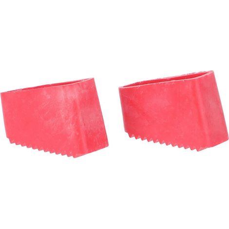 Set Mit 2 Trittleiterfüßen, Mehrzweck-leiterfüße, Rutschfeste Leiterpads – 5,50 X 3,50 X 2,50 Cm – Rot